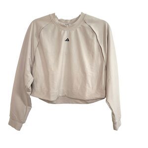 Adidas Women’s Power Hidden Racerback Overlay Cover Up Putty Color  Size S New